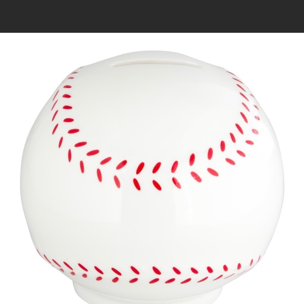 Tiffany & Co. Baseball Piggy Bank NEW